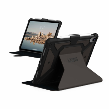 Wytrzymałe etui UAG Metropolis SE Series do iPada 10.9 (10. generacji, 2022) - Metropolis SE Czarne - Etui z klapką do tabletu - Odporne - Poliuretan