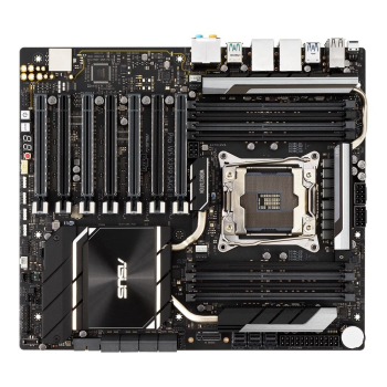 ASUS Pro WS X299 SAGE II, 1x Socket 2066 Core, Intel X299, 8x DIMM DDR4 4200(O.C.)/2933 Non-ECC, NVIDIA 4-Way SLI Technolog/ AMD 4-Way CrossFireX, 7 x