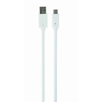 Kabel GEMBIRD CCP-USB3-AMCM-1M-W (USB typu C M - USB 3.0 M; 1m; kolor biały)