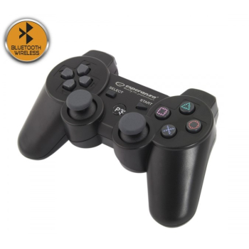 Gamepad bezprzewodowy Esperanza EGG109K (PS3; kolor czarny) (WYPRZEDAŻ)