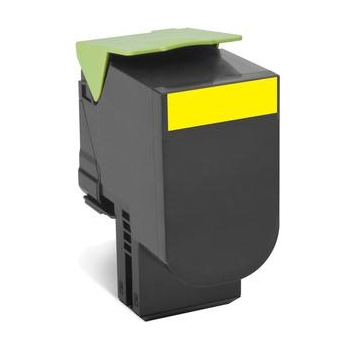 Lexmark 80C2HYE kaseta z tonerem 1 szt. Oryginalny Żółty