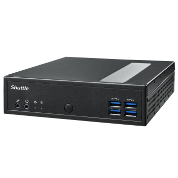 Shuttle DL30N komputer typu barebone Wielkość PC 1.35L Czarny N100