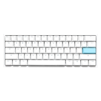 Ducky DKON2061ST klawiatura Gaming USB QWERTZ Niemiecki Biały
