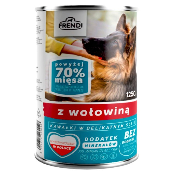Frendi puszka dla psa z wołowiną w sosie 1250 g