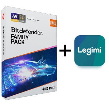 Bitdefender Family Pack ESD 1 rok +Legimi 30dni