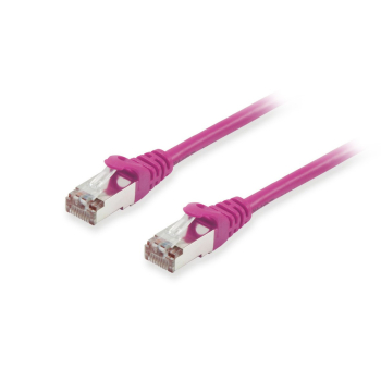 Equip Patchkabel Cat6A      S/FTP 2xRJ45 25.00m    lila LSZH Polybeutel