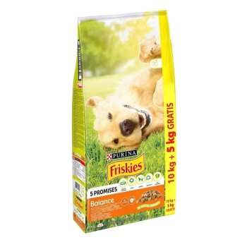 PURINA FRISKIES BALANCE Dog Chkn&Veg 10+5kg