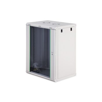 Digitus Szafa sieciowa wisząca DYNAmic 19" 16U rack 600x450, drzwi szyba, szary, niedzielona, złożona, 60kg