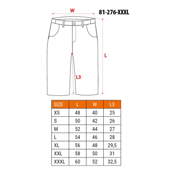 NEO Krótkie spodenki PREMIUM 81-276-XXXL