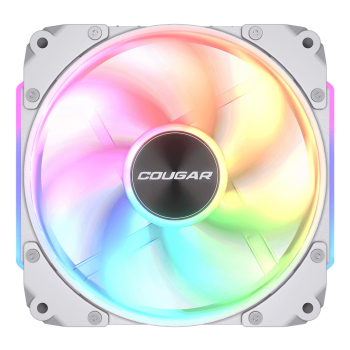 COUGAR GehĂ¤use LĂĽfter Apolar 120 ARGB, Reverse Blade, WeiĂź