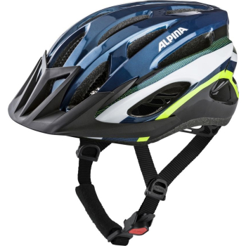 Kask rowerowy ALPINA MTB17 ciemno niebieski-neonowy 58-61