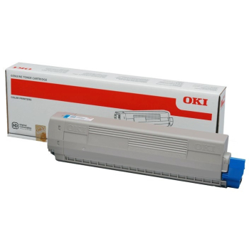 Toner cyan OKI C831 44844507