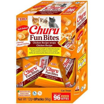 INABA CAT FUN BITES CHICKEN RECPIE przysmak dla kota 8x12g (96g)