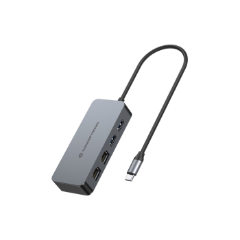 Conceptronic ABBY24G stacja dokująca Przewodowa USB 3.2 Gen 1 (3.1 Gen 1) Type-C Szary