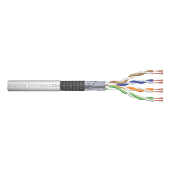 Digitus Kabel typu linka kat.5e, SF/UTP, AWG 26/7, PVC, 100m, szary, karton