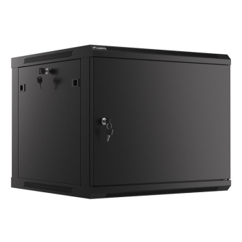 LANBERG SZAFA WISZĄCA RACK 19" 9U 600X600 DRZWI METALOWE CZARNA (FLAT PACK) WF01-6609-00B