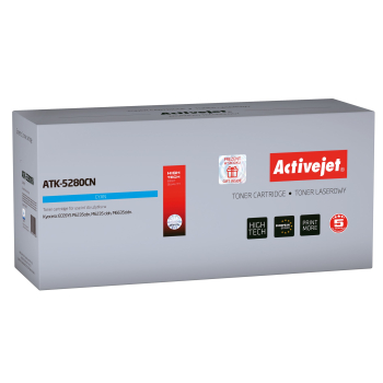 Activejet ATK-5280CN Toner (zamiennik Kyocera TK-5280C; Supreme; 11000 stron; niebieski)