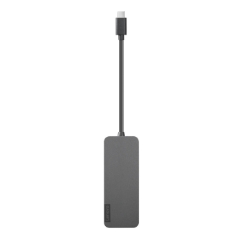 Lenovo 4X90X21427 huby i koncentratory USB 3.2 Gen 2 (3.1 Gen 2) Type-C 20000 Mbit/s Szary