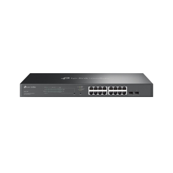 TP-Link TL-SG2218P łącza sieciowe L2/L2+ Gigabit Ethernet (10/100/1000) Obsługa PoE 1U Czarny