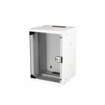 Equip 10" WandgehĂ¤use GlastĂĽr ECO 300x300mm       9U    grau