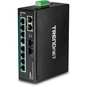 Trendnet TI-PG102, Niezarządzany, Gigabit Ethernet (10/100/1000), Pełny dupleks, Power over Ethernet (PoE), Możliwość montażu na ścianie