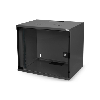 Digitus Szafa sieciowa wisząca 19" 7U rack 540x400, drzwi szyba, szary, niedzielona, niezłożona, 60kg