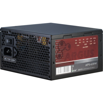 Inter-Tech Argus APS moduł zasilaczy 620 W 20+4 pin ATX ATX Czarny