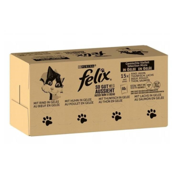 PURINA Felix MIX Smaków - mokra karma dla kota - 120x85 g