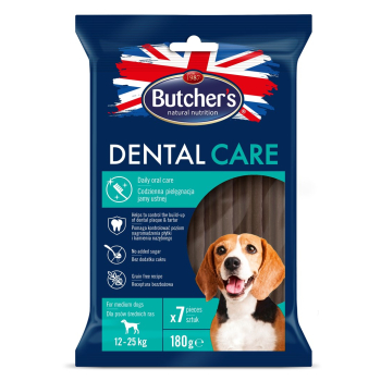 BUTCHER'S Dental Care for medium dogs - przysmak dentystyczny dla psów średnich - 180 g