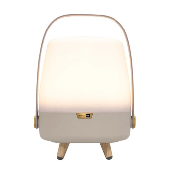 Kooduu Lite-up PLAY Mini Głośnik mono przenośny Piaskowy, Biały, Drewno 8 W