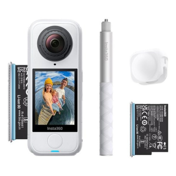Insta360 X4 Air Starter Bundle (Arctic White) - kamera sferyczna 360° z zestawem akcesoriów