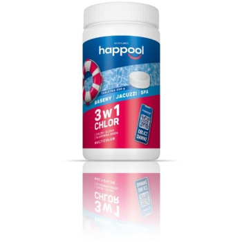 Acrylmed 1kg Multichlor 20g kompleksowa dezynfekcja wody basenowej - tabletki
