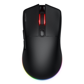 HATOR Pulsar 3 Wireless myszka Gaming Oburęczny RF Wireless + Bluetooth + USB Type-C Optyczny 12000 DPI