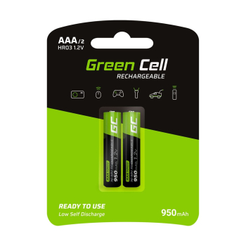 GREEN CELL AKUMULATORKI PALUSZKI 2X AAA R3 950MAH