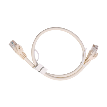 Patchcord Lanberg UTP kat.6 0,5m biały