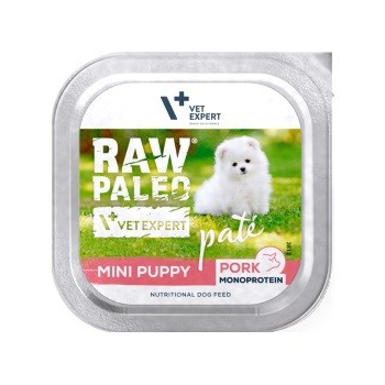 VetExpert Raw Paleo PORK Pate Mini Puppy 150g