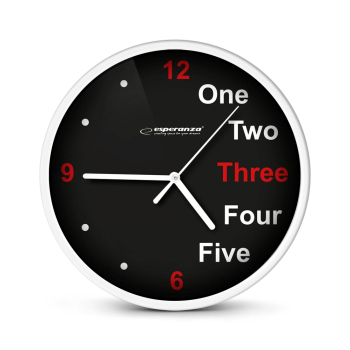 ESPERANZA ZEGAR ŚCIENNY PRAGUE BIAŁY