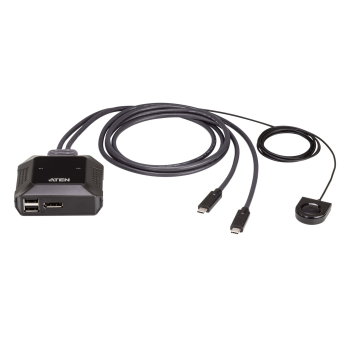 ATEN US3312-AT przełącznik KVM Czarny