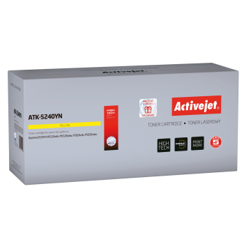 Activejet ATK-5240YN Toner (zamiennik Kyocera TK-5240Y; Supreme; 3000 stron; żółty)