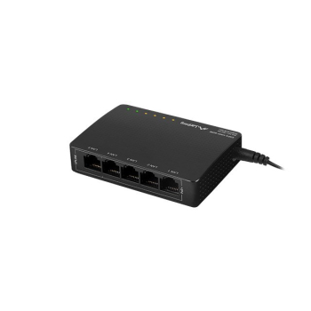LANBERG SWITCH POE DSP3-1005-60W (5-PORT, 1GB/S, 30W/PORT))