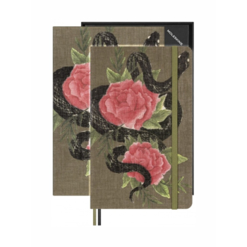 MOLESKINE Notes  Snake Roses 2025, L, 13x21cm, w linie, w pudełku