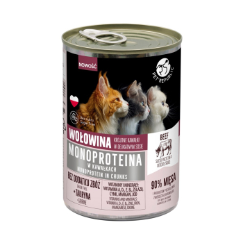 PetRepublic MONOPROTEINA dla kota wołow. sos 400 g