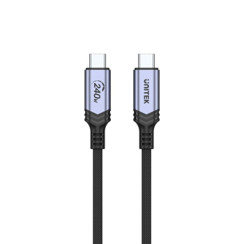 UNITEK KABEL USB-C 3.1 DO ŁADOWANIA, PD 240W, 2M