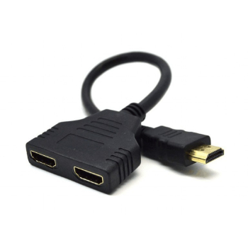 Adapter GEMBIRD DSP-2PH4-04 (HDMI M - 2x HDMI F; 0,20m; kolor czarny)
