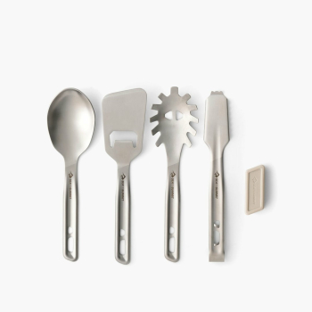 Sztućce turystyczne Sea to Summit Detour SL Steel Utensil Set