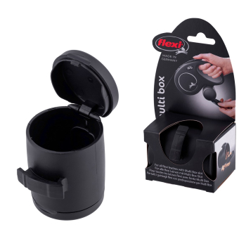 Pojemnik flexi Vario Multi Box - pojemnik na karmę lub woreczki, kolor czarny