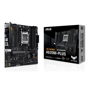 ASUS TUF GAMING A620M-PLUS AMD A620 Gniazdo AM5 micro ATX
