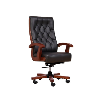 Fotel skórzany CONSUL czarny