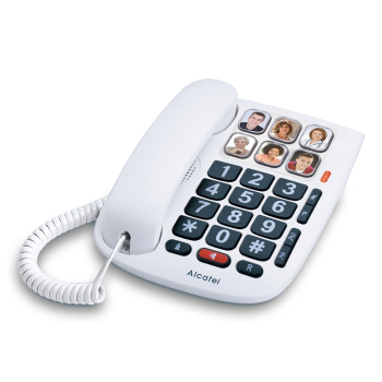 Alcatel TMAX 10 Telefon analogowy Biały
