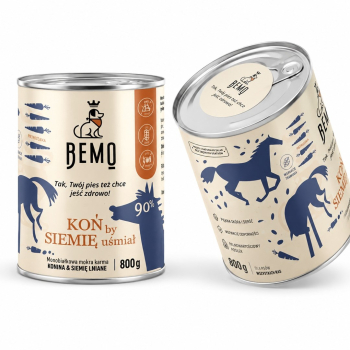 Bemo KOŃ by SIEMIĘ usmiał mokra karma dla psa 800g